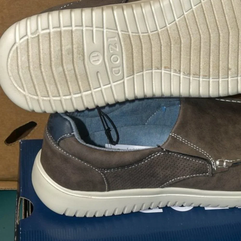 Izod Men's Slip On‎ Shoe Brown - Picture 4 of 4